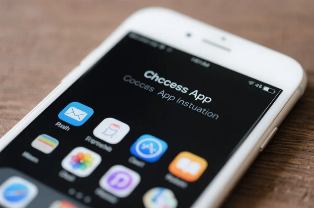 新城App成功安装并运行的智能手机界面